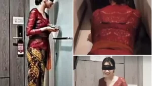 Video Viral Kebaya Merah Pegawai Hotel