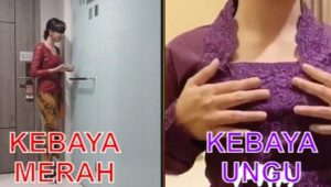 Viral Kebaya Ungu Pesaing Dari Kebaya Merah